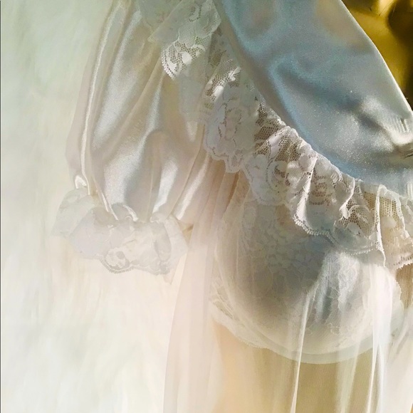 Vintage white undercover sheer robe Small - Picture 6 of 8